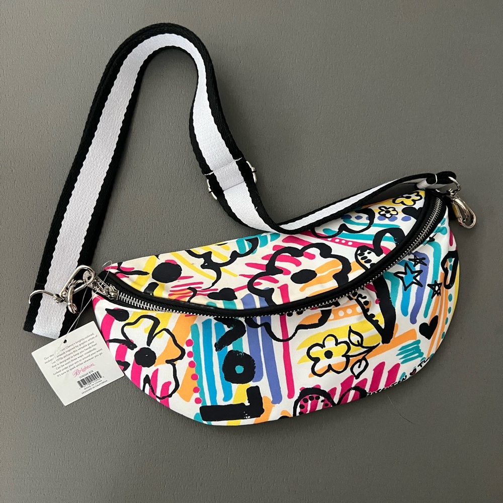 Brighton Graffiti Love Cross Body Belt  NWT